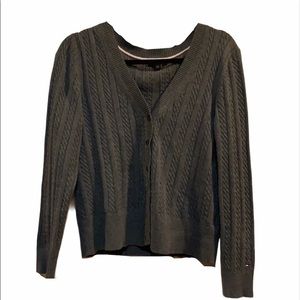 MUST GO Gray Tommy Hilfiger Cardigan